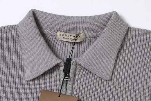 2026秋冬最新款 真材实料 ！巴宝莉新款秋冬休闲半拉链毛衣男士针织衫 商品图6