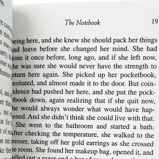 恋恋笔记本 英文原版 The Notebook 恋恋记事本 尼古拉斯 斯帕克斯 Nicholas Sparks 英文版爱情小说 进原版英语书籍 商品图3