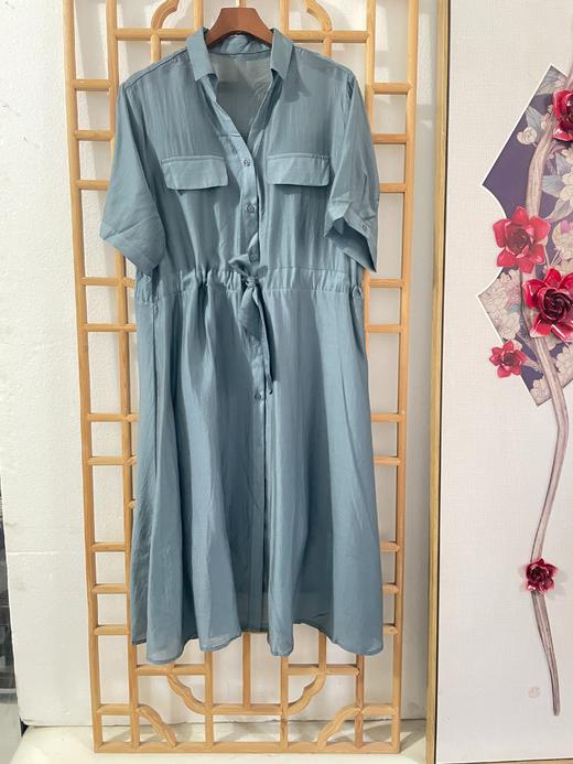 「断码清仓」开口天丝连衣裙 L码  ZFYY251 商品图2