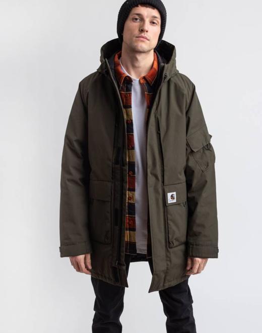 Carh@rtt W1P卡哈 派克外套多口袋防泼水棉服中长款 WT960 商品图1