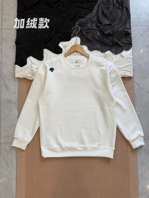 F011838通勤休闲圆领加绒套头亲肤柔软卫衣 商品图4