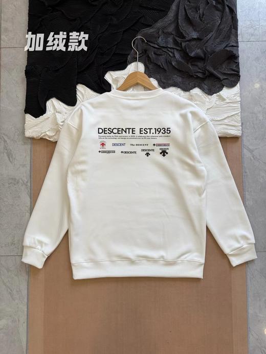 F011838通勤休闲圆领加绒套头亲肤柔软卫衣 商品图5