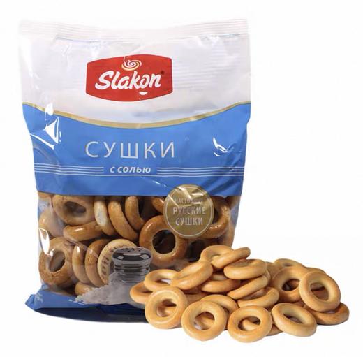 俄罗斯 斯拉贡牌咸味面包圈-300g 商品图2
