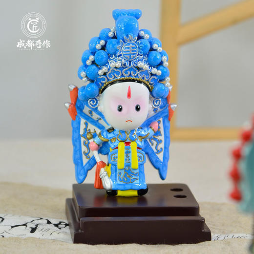 #非遗礼遇季#【成都手作非遗泥塑】手机支架 非遗文创 Q版摆件 特色商务纪念礼品 清仓活动售完即止 商品图3