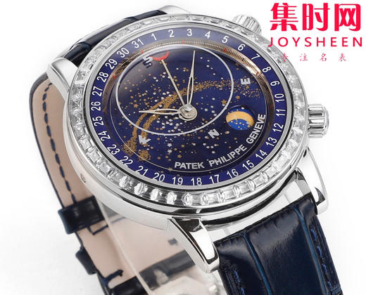 PP百达翡丽星空6104天月款日内瓦苍穹系列 男士腕表 你可想象把星空佩戴在腕上吗？ 商品图3