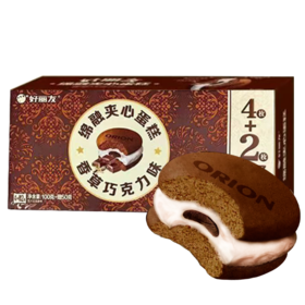 好丽友 香草巧克力味绵融夹心蛋糕 150g/盒