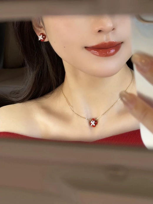 品牌原单柿柿如意项链&耳钉 商品图8