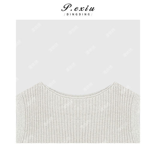 04-1潘依绣丁丁宠粉早春设计感针织背心马甲Q18388 商品图2