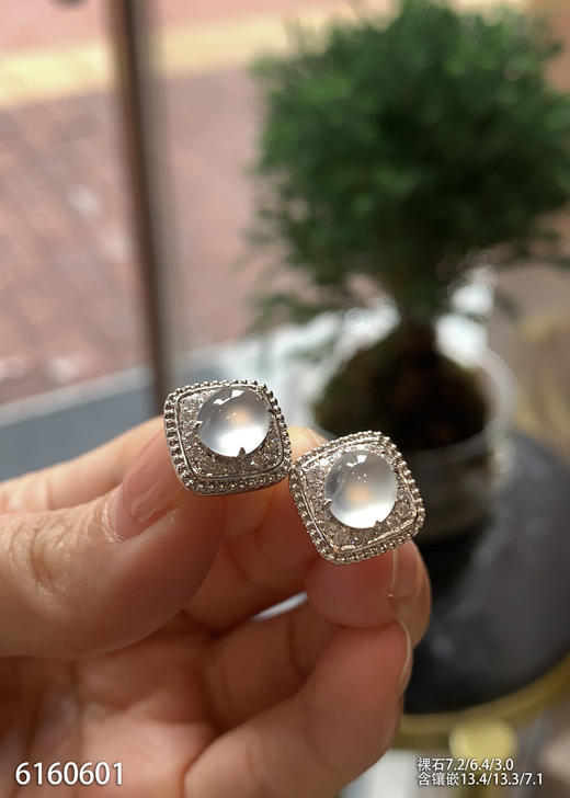 6160601，蛋面耳钉。具体价格微信咨询 商品图3