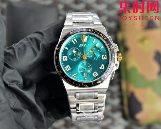 范思哲新款六针计时 多功能男士腕表 采用进口VK计时石英机芯 商品图5