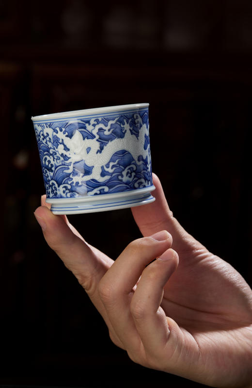 【景德镇陶瓷茶具】 青花容天杯  多款可选 商品图1