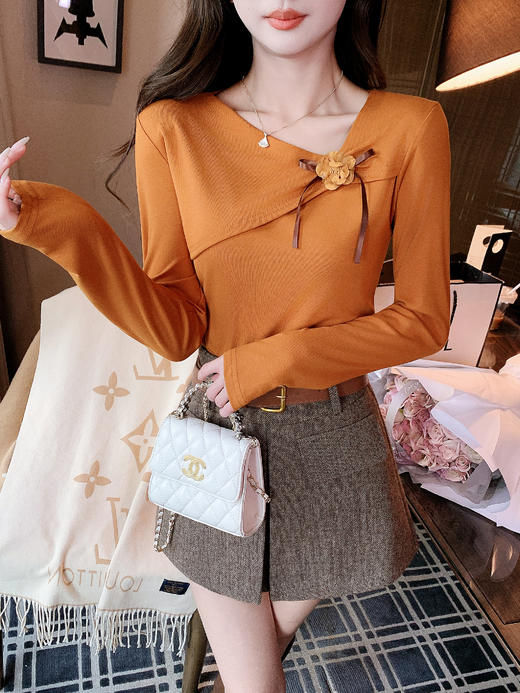 张心子【超模比例】好版型高腰开衩裙裤 U2602031 商品图2