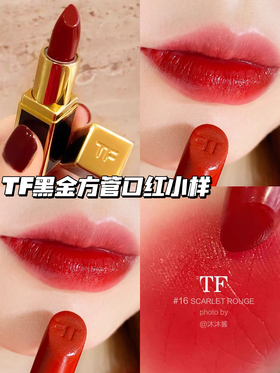 Tom Ford/汤姆福特TF新黑金方管唇膏口红小样16  1g 滋润