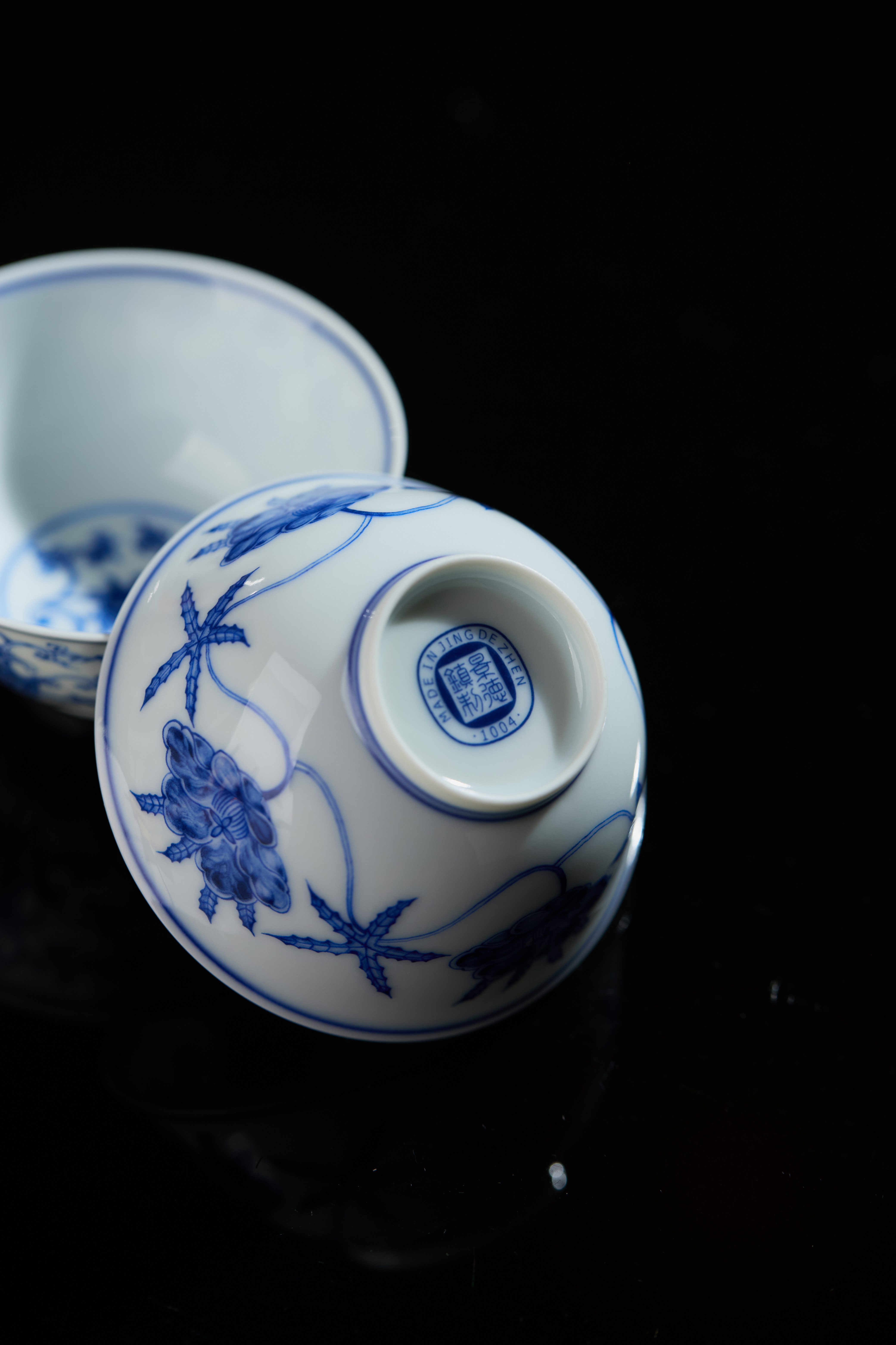 【景德镇陶瓷茶具】 青花宫碗杯/茶杯 多款可选