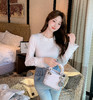 张心子【许妍日记】双层木耳花边柔软舒适上衣 U2602012 商品缩略图3
