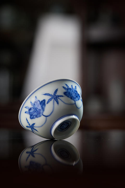 【景德镇陶瓷茶具】 青花宫碗杯/茶杯 多款可选 商品图1