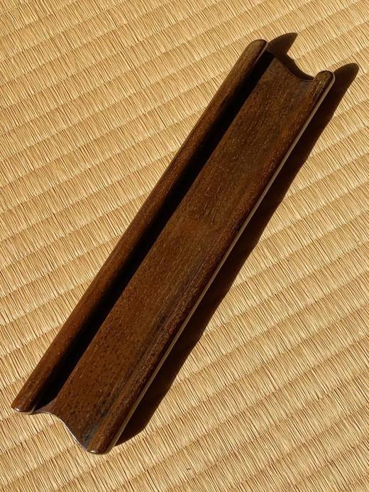 小叶紫檀雕诗文书卷形臂搁，顺丰包邮 商品图10