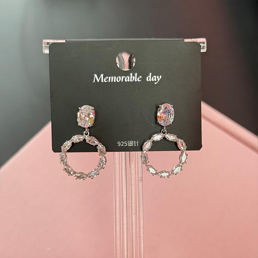 气质百搭银针耳环-纪念日百货门店同款167443444 商品图4