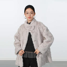 极简软糯皮毛一体外套-纪念日百货门店同款168996964