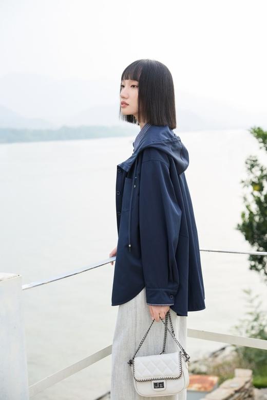 LNNNS 时尚拼接假两件中性风休闲外套 22031 商品图3