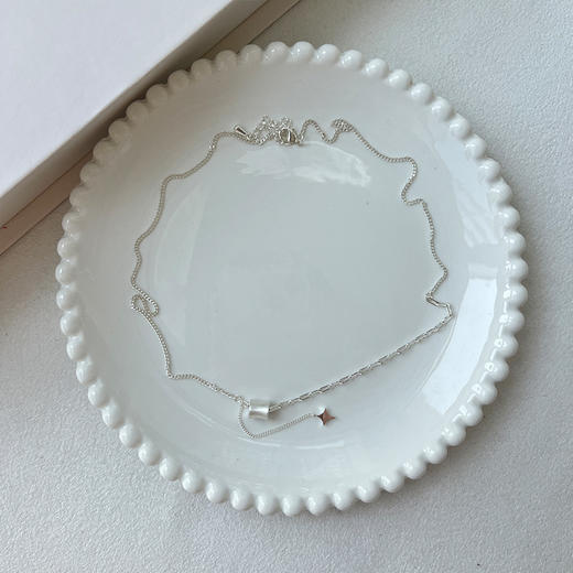 气质银色小蛮腰项链-纪念日百货门店同款 163893608 商品图2