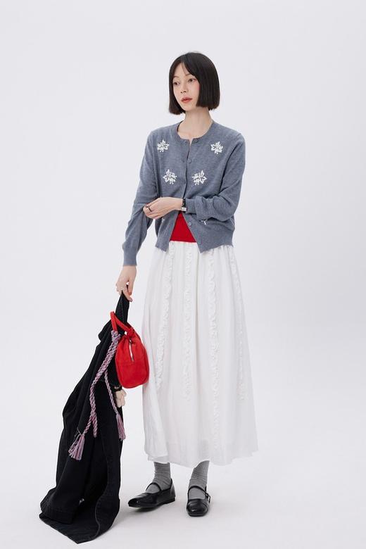 LNNNS 减龄气质花边A字休闲半裙 21840 商品图1