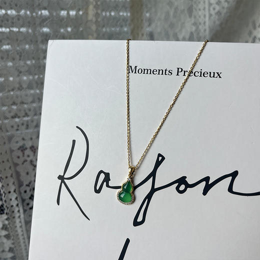 韩版女时尚小葫芦吊坠网红气质锁骨链项链-纪念日百货门店同款167897278 商品图1