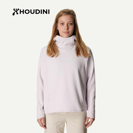 HOUDINI胡丁尼Boxer 魔术箱户外25秋冬新女套头运动连帽抓绒卫衣 830056 商品图6