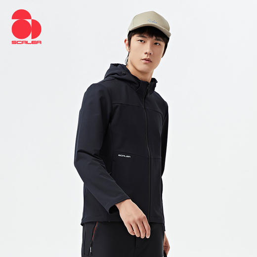 +【乐粉专属】SCALER思凯乐户外软壳衣女防水防风保暖男运动休闲加绒保暖登山服F2302255/F2312255 商品图0
