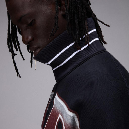 Napapijri 男士字母徽标印花混纺棉质长袖卫衣 黑色 NP0A8B389411 商品图2