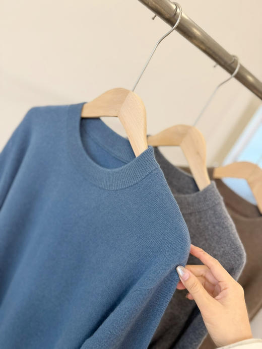 2601306    男士💪圆领套头 羊绒衫 商品图2