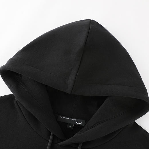 GXG男装秋季简约休闲柔软舒适时尚个性宽松运动连帽款男式卫衣K&C 商品图6