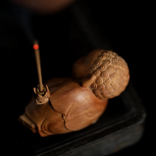 【青山特惠】老山檀香 | 卧佛 · 香插 摆件 b5 商品图6