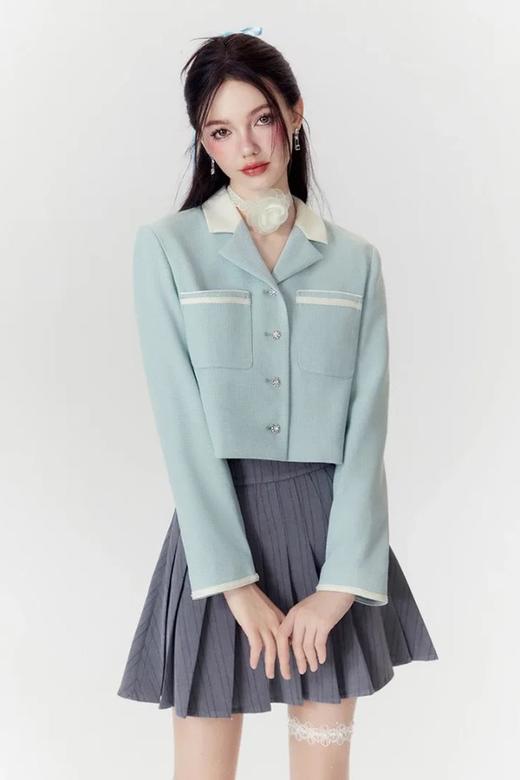 MEETLADY/米莱达 气质小香风小个子短款西装外套 21710 商品图0