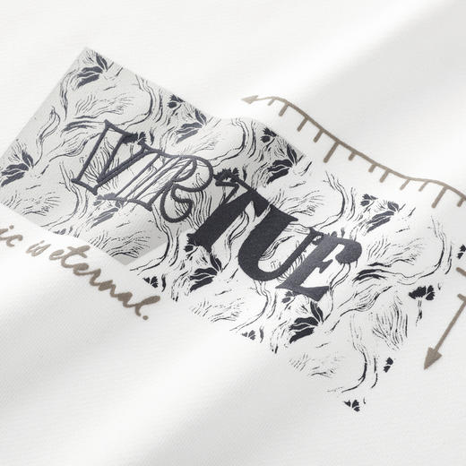 GXG男装【100%棉】26春季复古花纹字母舒适亲肤圆领休闲男式卫衣K&C 商品图4