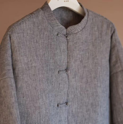 中式盘扣立领棉服 商品图1