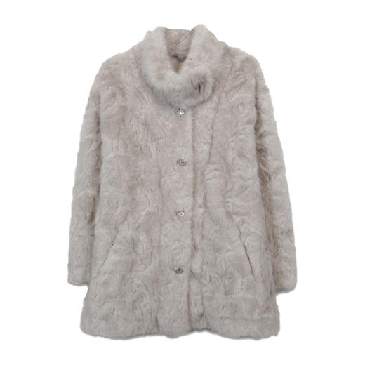 极简软糯皮毛一体外套-纪念日百货门店同款168996964 商品图4