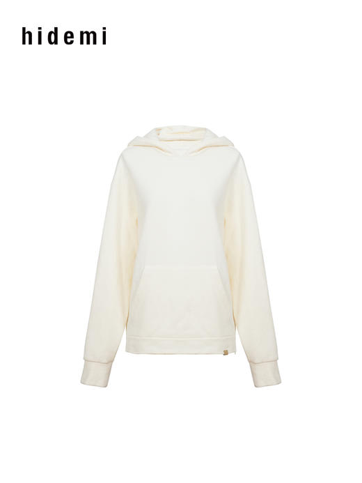 hidemi副线小h 日本进口纱线连帽套头卫衣上衣卫裤长裤套装两件套 商品图13
