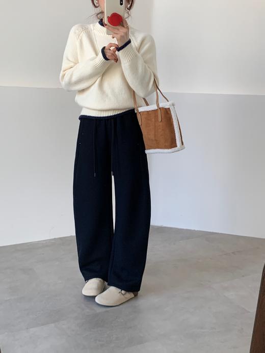 重磅高克重，硬挺有型醋酸羊毛免弯刀牛仔裤！ 商品图4