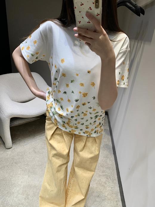 只可换码！不可退！迪奥  26Ss早春新款 碎花圆领短袖T恤（DQJ*MM） 商品图6