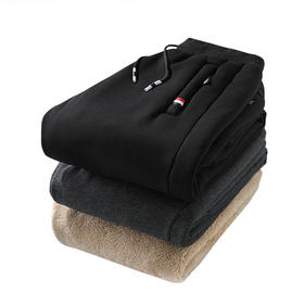 昆潮 羊羔绒加厚保暖休闲长裤（多色）