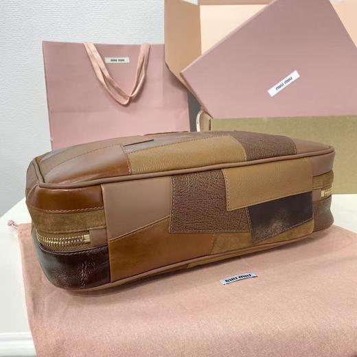 缪缪 新品拼接公文包 小/大号 （LZ） 商品图7