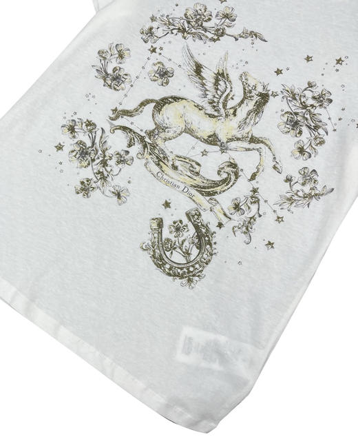 女款马年棉麻印花短袖T恤ba010 商品图2