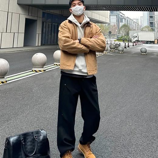 伊泺杉虎头刺绣加绒卫裤 | 2026年冬春「虎头刺绣」卫裤火了 商品图5