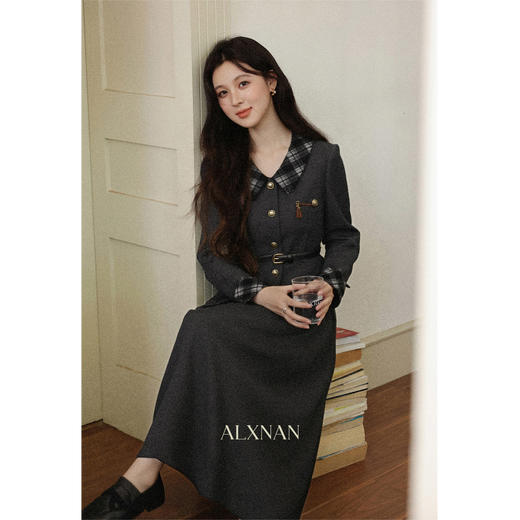 鹿向南【初雪刊本】秋冬季韩系气质高级外套半身裙时尚灰色套装女 商品图3