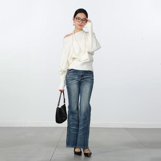 极简可拆卸麻花纹毛衣-纪念日百货门店同款168793500 商品图3