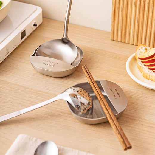 摩登主妇304不锈钢可立锅铲置物架多功能放筷子勺子铲子汤勺架托 商品图1