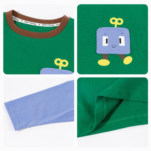 贝贝怡男童长袖T恤ZB1FS003 商品图8