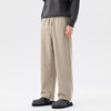 GXG男装秋季时尚松紧腰系绳宽松直筒百搭舒适男式休闲裤K&C 商品缩略图9