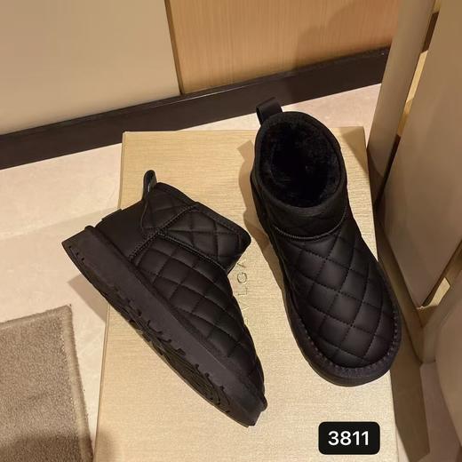 【HF】无忧购“清仓福利”冬季防水皮面棉鞋加绒加厚防水女款雪地靴3811/3823/3825/3856（截单后3-5天发货） 商品图5